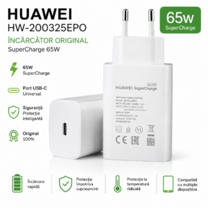 Huawei Super Fast Charger 65W+Usb-C Cable