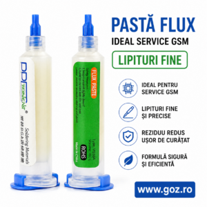 Pastă Flux PPD Type W559A pentru Lipituri Fine – Ideală pentru Service GSM și Micro-Sudură