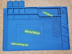 COVOR ALBASTRU PT MASA DE LUCRU 45/30