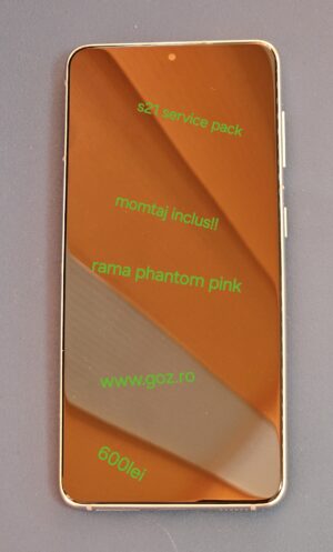 S21/SM-G991B ECRAN DISPLAY+RAMA PHANTOM PINK SERVICE PACK