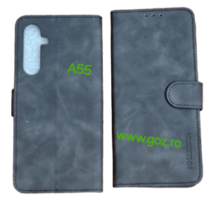 A55 5G/A556B Flip Case 2 In 1 Khazneh Black