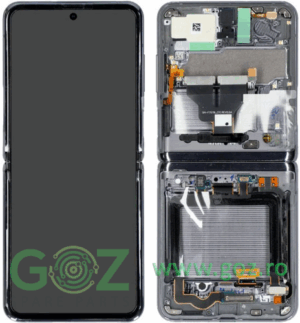 Flip 1/F700F Ecran/Display cu Rama Purple ServicePack