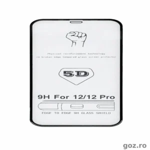 9H Tempered Glass iPhone 12 / 12 Pro – Geam Protectie