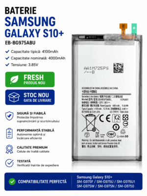 Galaxy S10 Plus/G975 Baterie Samsung EB-BG975ABU 4000 mAh