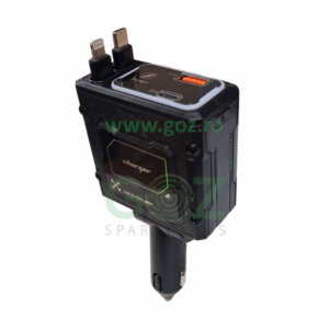 Încărcător Auto 4 în 1 / Tip Brichetă / 2.4A USB / 3.0A Type-C / iOS si Android - Fast Charge