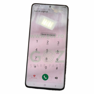 Galaxy S20 Plus/G985 Ecran/Display Cu Rama Silver - Din dezmembrari (Burn)