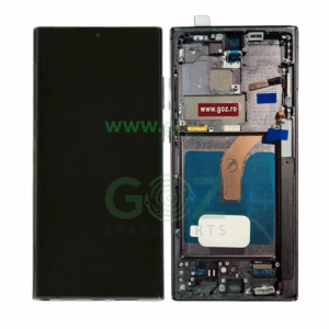 Galaxy S22 Ultra 5G / S908 Ecran/Display Cu Rama Phantom Black OLED