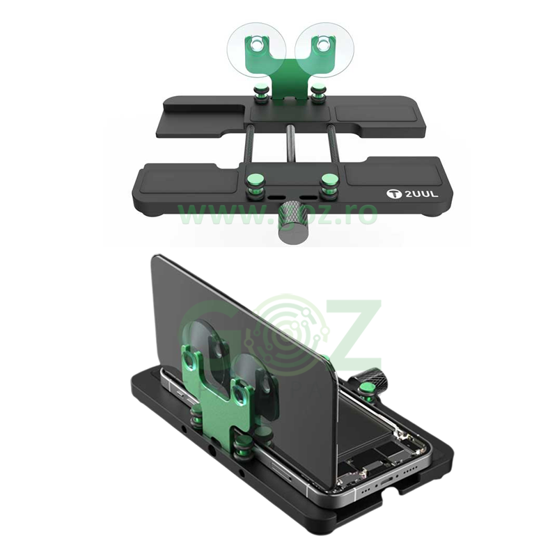 2UUL BH05 Suport Fixare Ecran / Screen Stand - Suport Reglabil Aluminiu pentru Reparații GSM