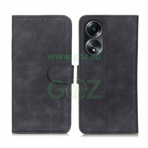 Oppo A78 5G/ A58 Husă Tip Carte Din Piele Sintetică - Khazneh