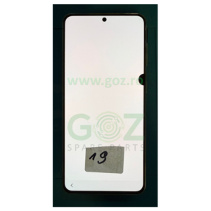 Galaxy S21 5G / G991 Ecran / Display Original cu Rama Silver - Din Dezmembrari (Stain 19)