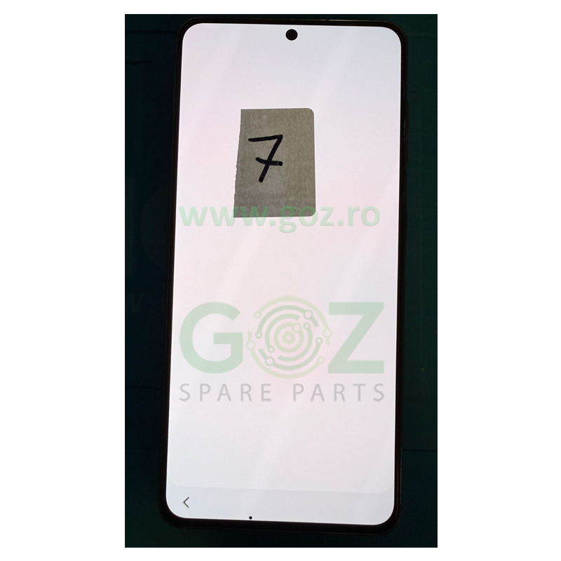 Galaxy S21 5G / G991 Ecran / Display Original cu Rama Black - Din Dezmembrari (Stain 7)