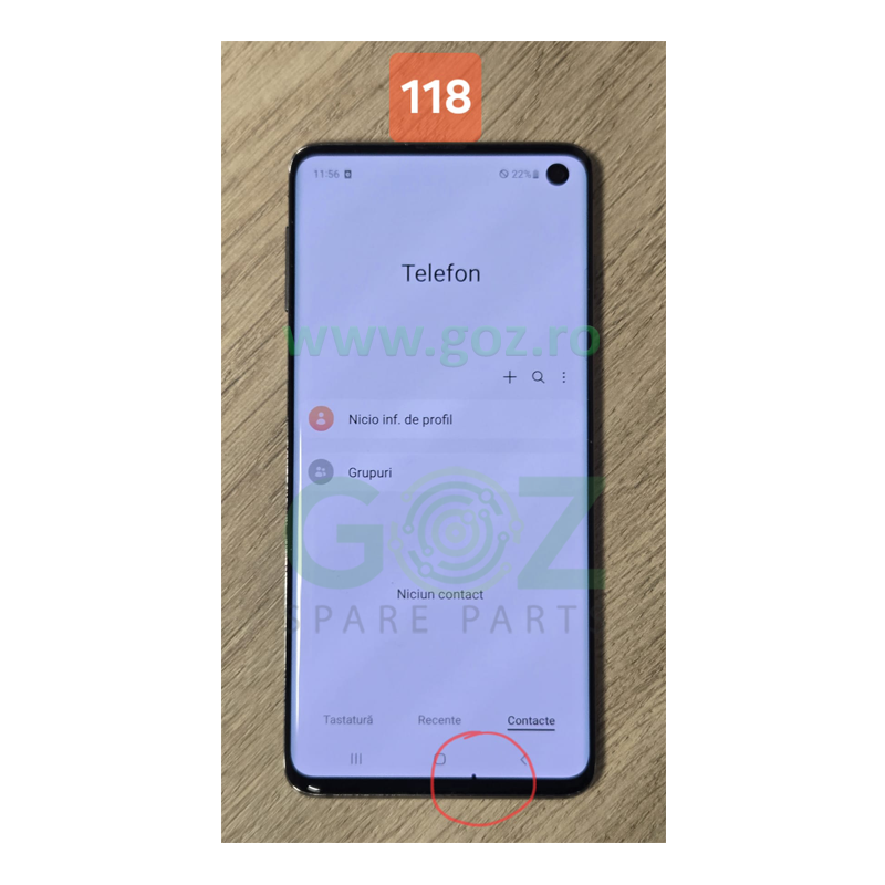 Galaxy S10 / G973 Ecran / Display Cu Rama Black – Din Dezmembrari (Stain 118)