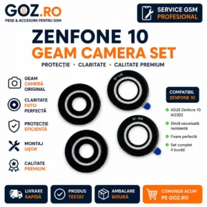 Geam Cameră ASUS Zenfone 10 Set 2 Bucăți