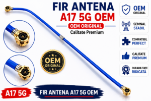 Fir Antenă Samsung Galaxy A17 5G OEM – Cablu Semnal Coaxial Original
